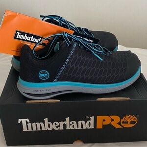 Women's NEW Timberland PRO® Drivetrain Comp-Toe Work Sneakers 7.5 composite toe